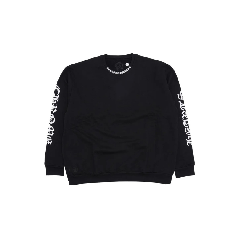 Longsleeve Neck Logo White | Chrome Hearts