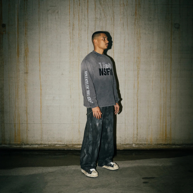 Longsleeve NSFW Grey | Lord Culture