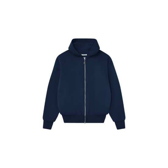 Zip Hoodie Navy | Perplex