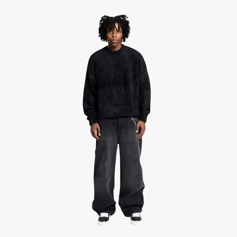 Knitwear Furry Black | Reternity