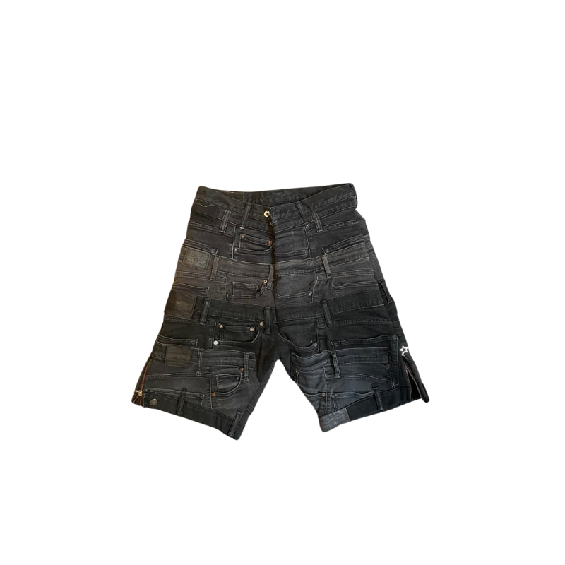 Denim Shorts 5PF Black | Dedictd