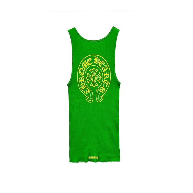 Tank Top Horseshoe Green | Chrome Hearts