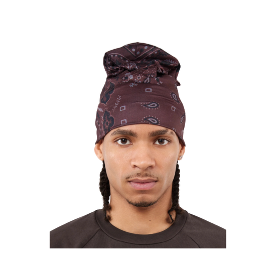 Beanie Skull Brown | ABELA023