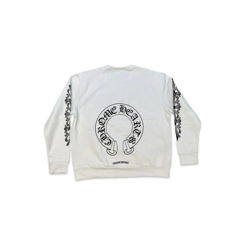 Crewneck Floral White | Chrome Hearts — Hype clothes — view 2