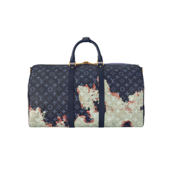 Duffle Bag Keepall 50 Navy Gold | Louis Vuitton