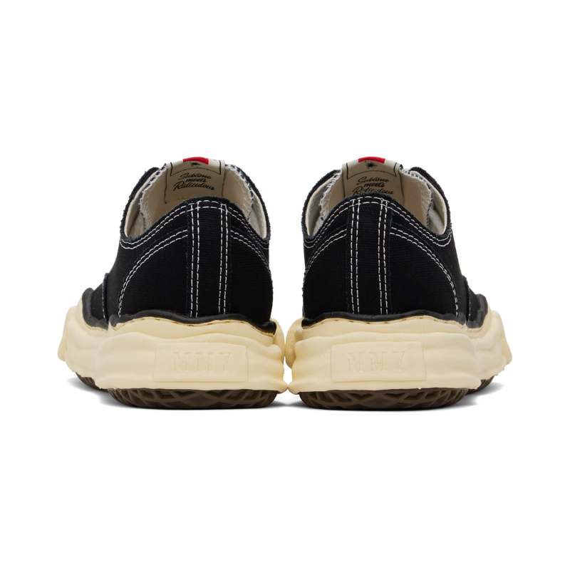 Low-top Hank Vintage Sole Canvas Low 'Black' | Mihara Yasuhiro