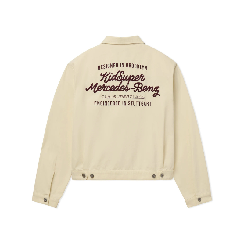 Jacket Work Cream | KidSuper x Mercedes Benz