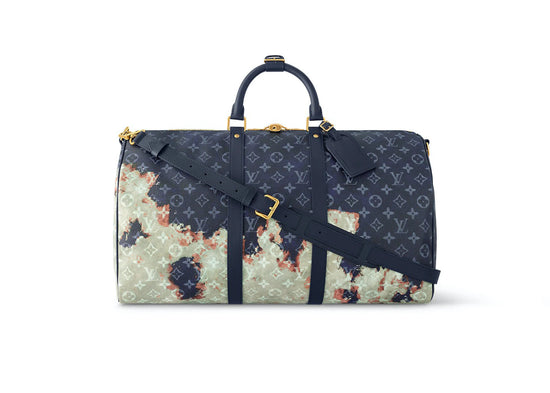 Duffle Bag Keepall 50 Navy Gold | Louis Vuitton