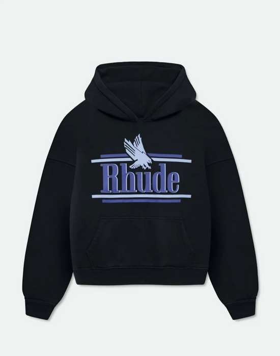 Hoodie Rossa Black | Rhude