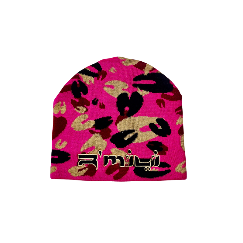 Beanie Camo Pink | R'MILI