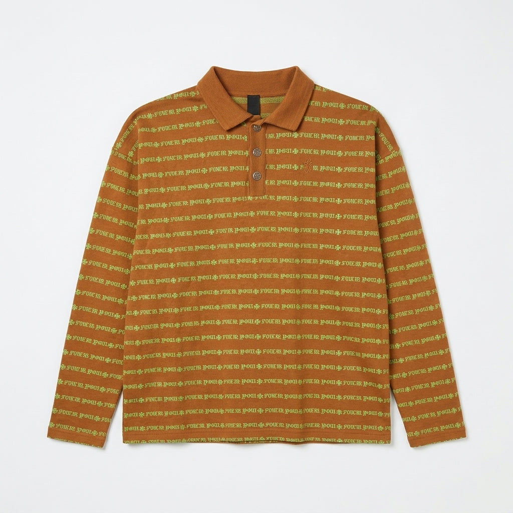 Polo Shirt Matty Boy Green | Chrome Hearts