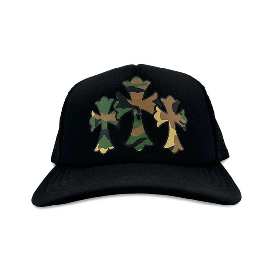 Cap Triple Cross 'Black Camo' | Chrome Hearts