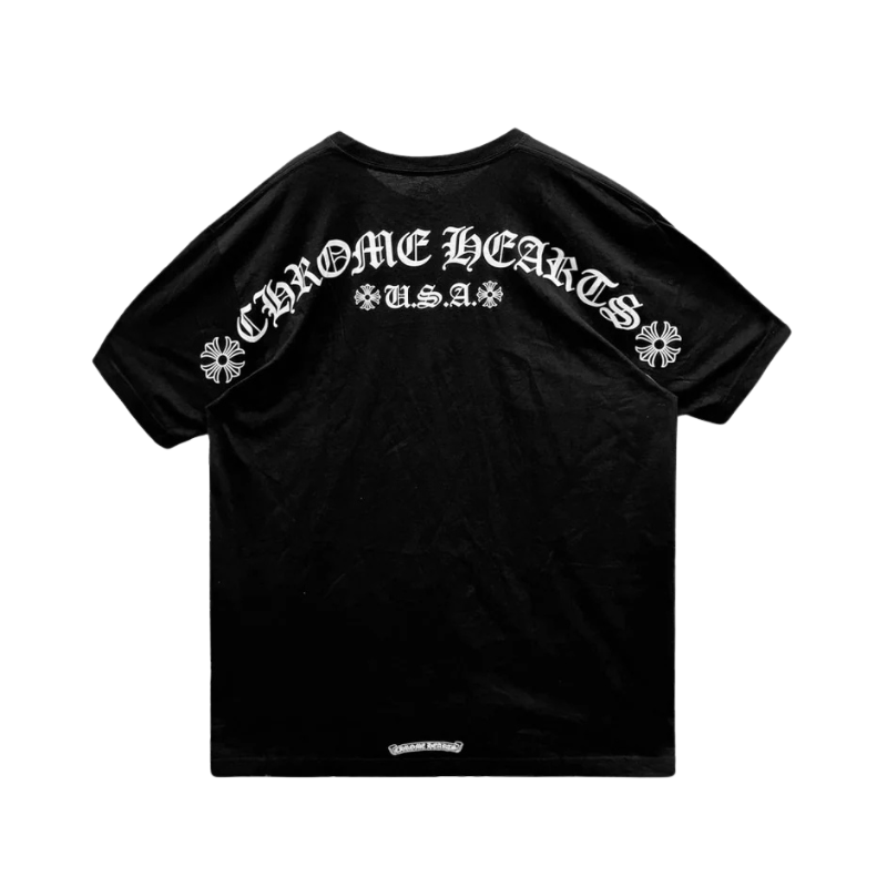 T-shirt Black USA Writing | Chrome Hearts