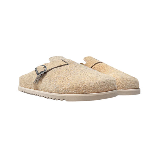 Mules Cream Suede | Reternity