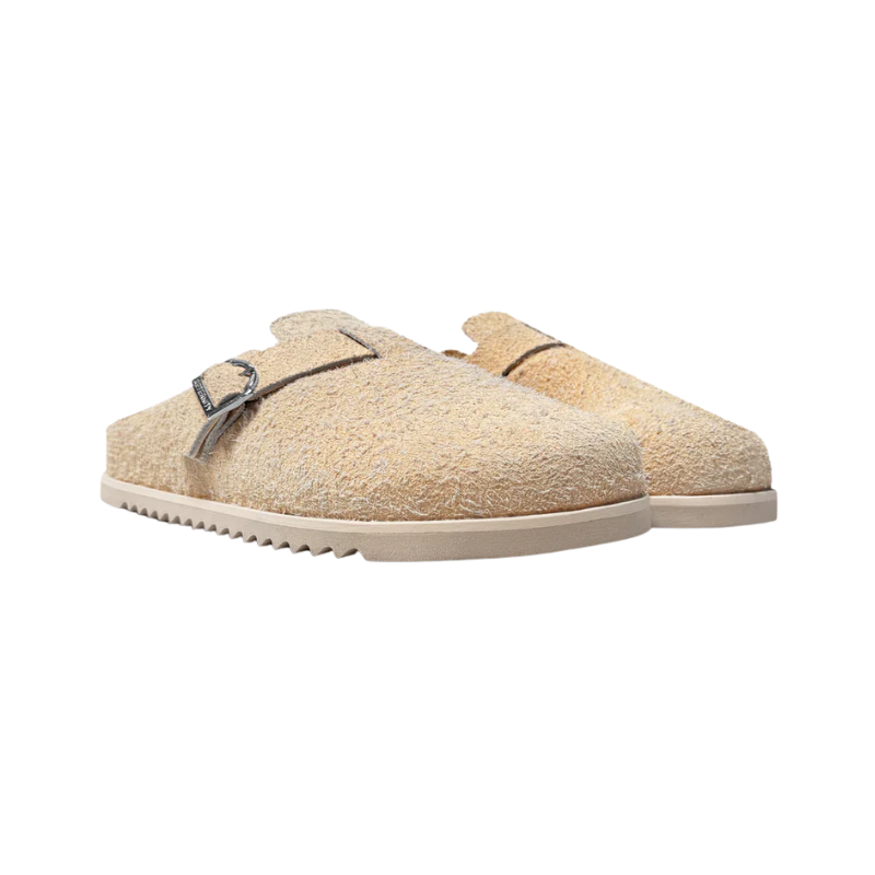 Mules Cream Suede | Reternity