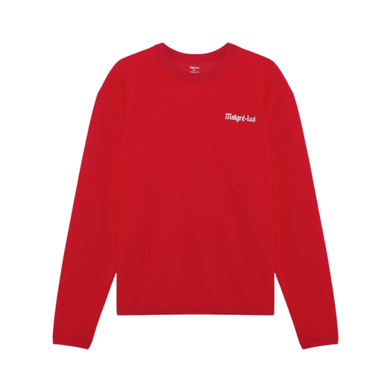 Longsleeve Gaufrette Red | Malgré Lui