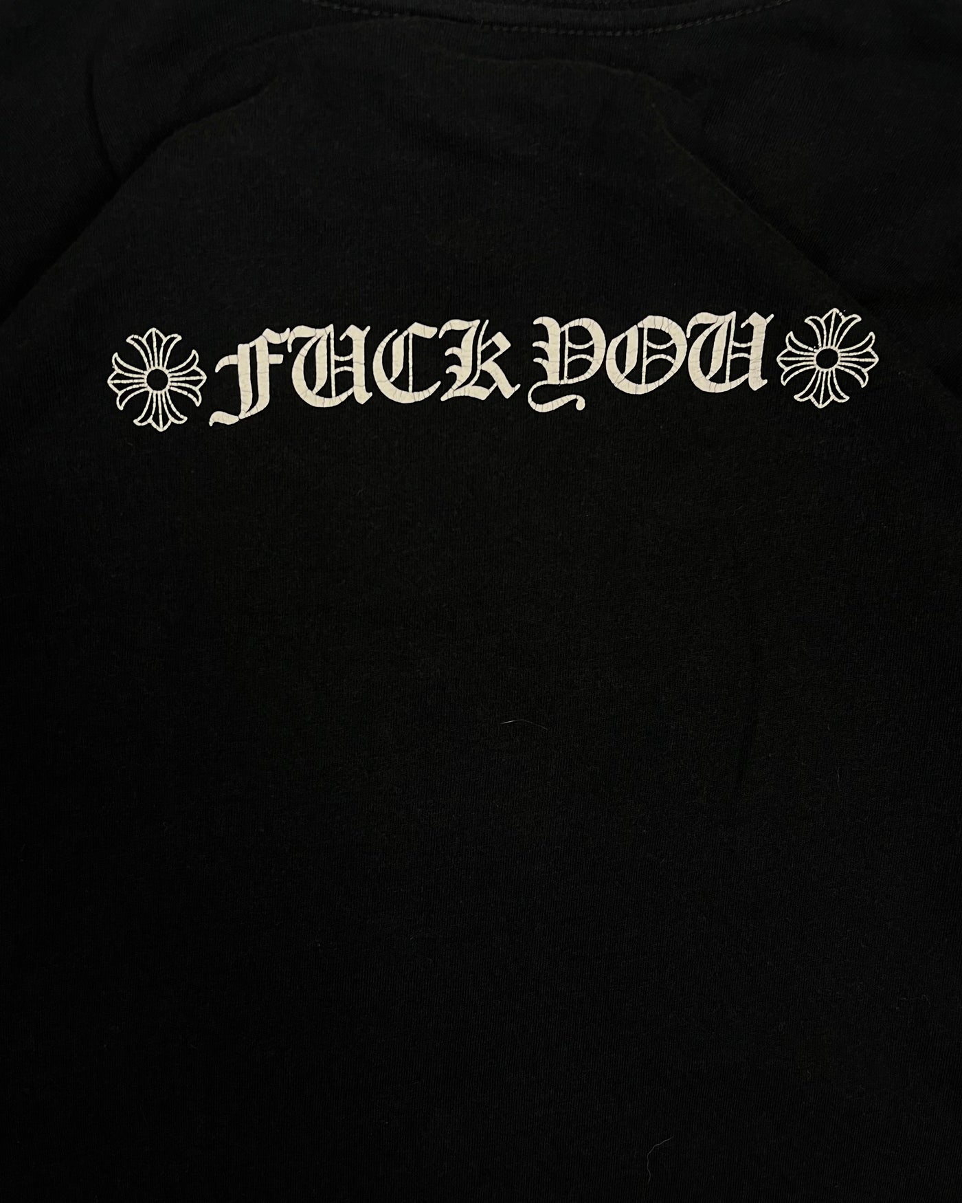 T-shirt noir avec logo « Fuck You » | Chrome Hearts