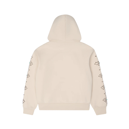 Hoodie Dove & Eye Studded Vintage white | KidSuper
