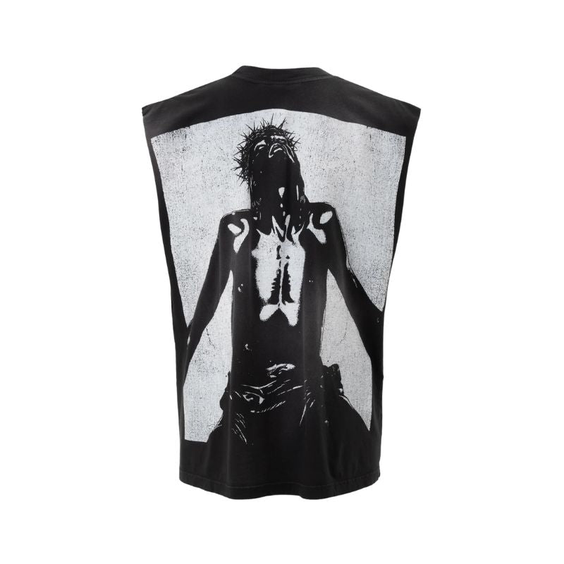 Sleeveless As Above So Below Muscle | Hellstar