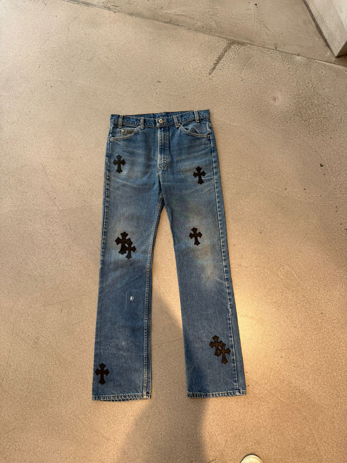 Jeans Washed Blue Levis 517 | Chrome Hearts, Hype clothes, view 3