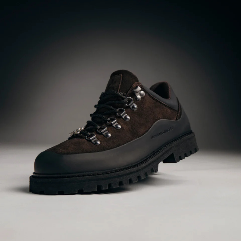 Low-top Booted Goat Marron | Flower Instincts