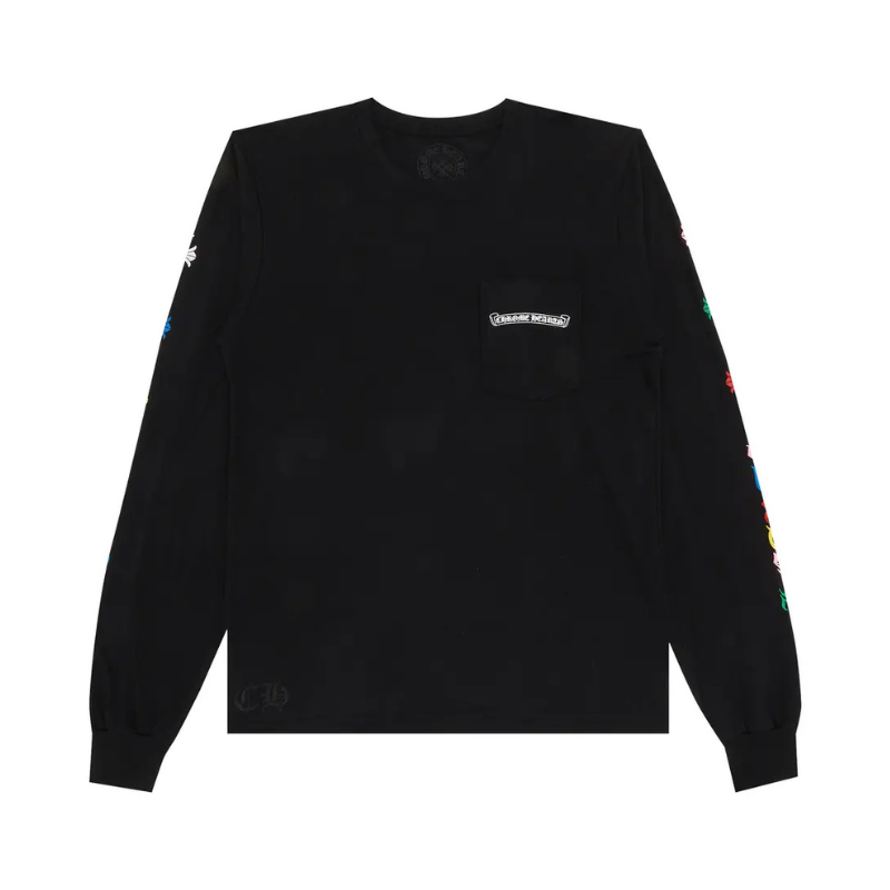 Crewneck Multi-Color Cross Cemetery | Chrome Hearts