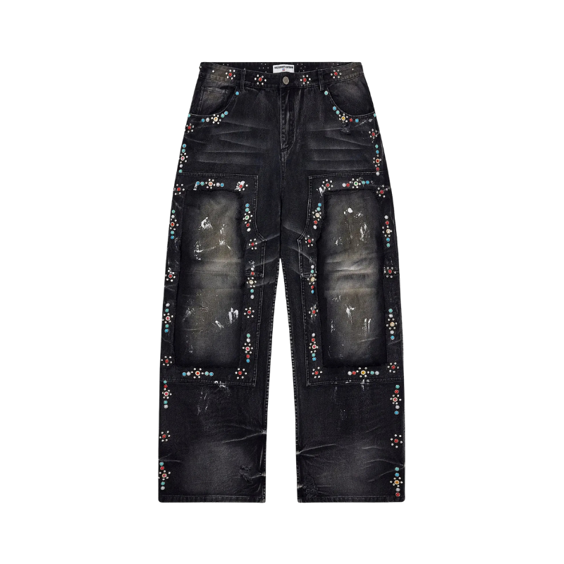 Cargo Pants DIY Carpenters Black | Vale Lives