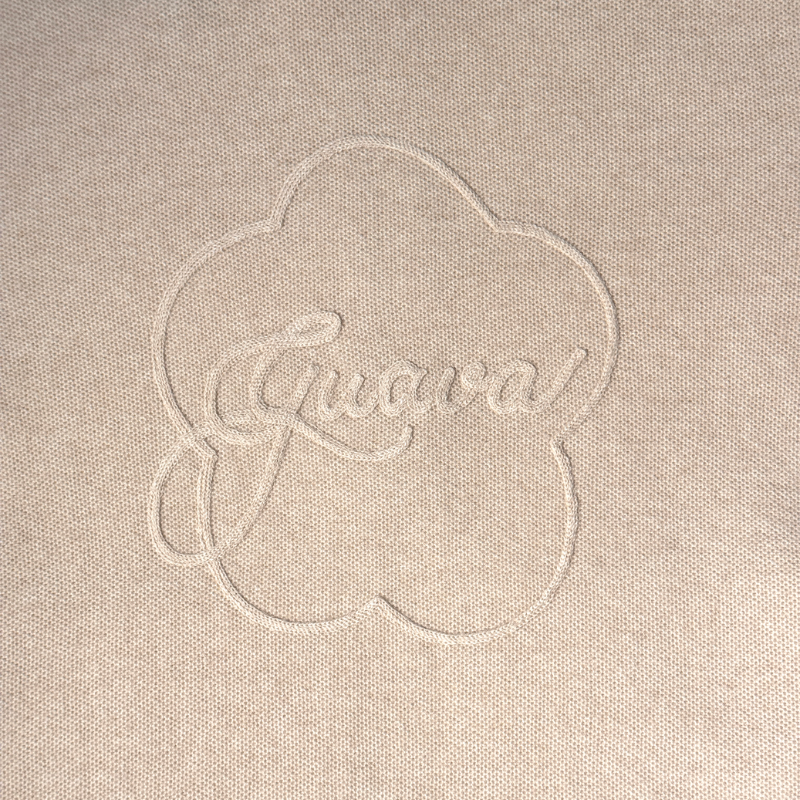 Two Way Zip Hoodie Cashmere | Maison Guava