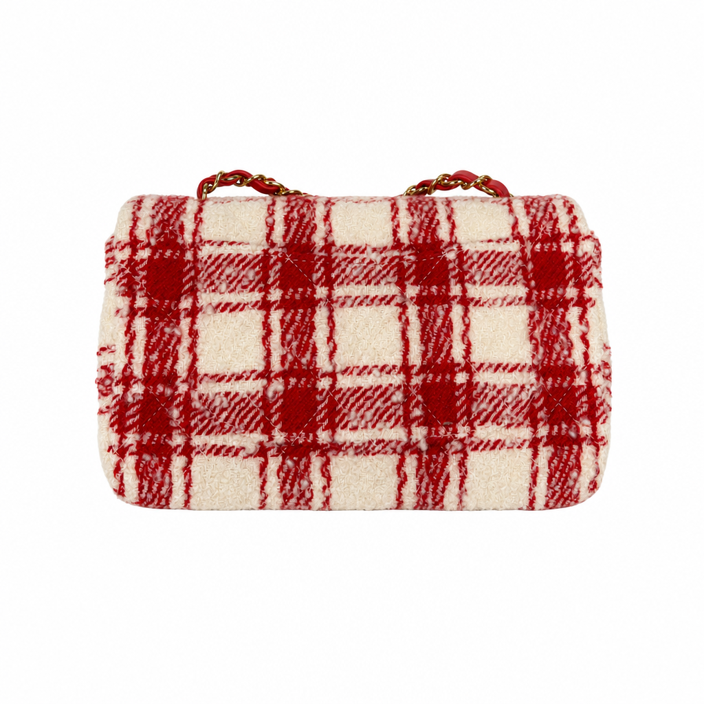 Bag Red Tweed | Chanel, view 2
