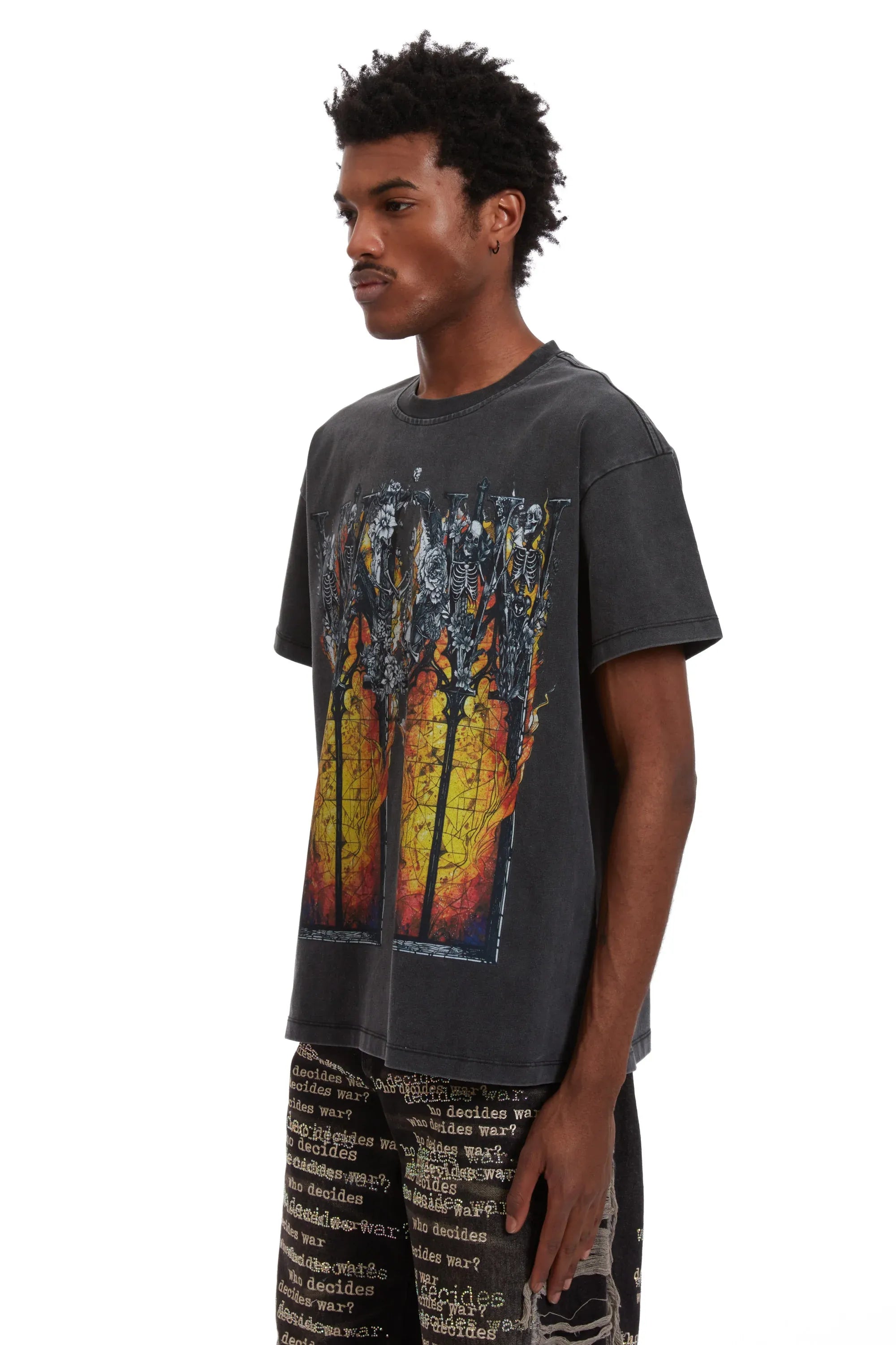 T-shirt Ember Chapel Coal | WhoDecidesWar — view 8