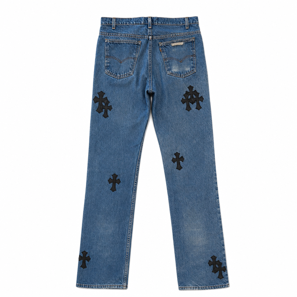 Jeans Washed Blue Levis 517 | Chrome Hearts, Hype clothes, view 2