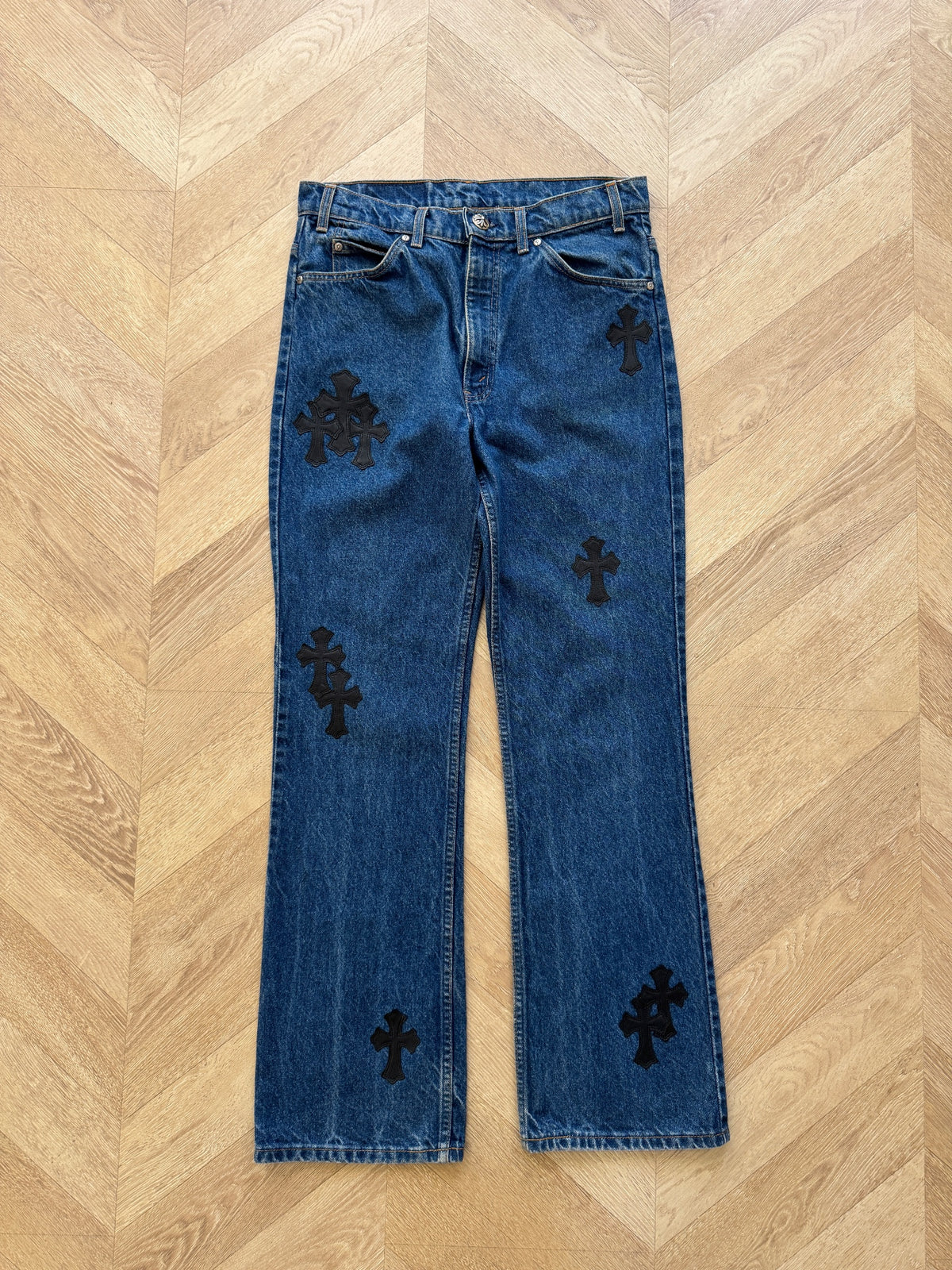Jeans Cross Patch Levi's 517 Blue | Chrome Hearts, Hype clothes, view 3