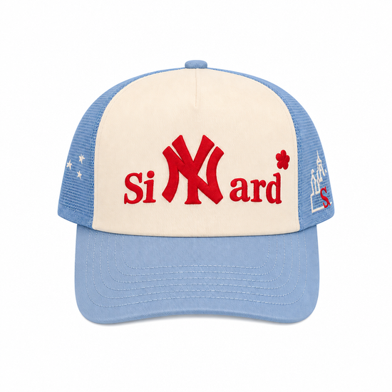 Cap Blue Red Flower | Maison Guava x Chateau Sinard