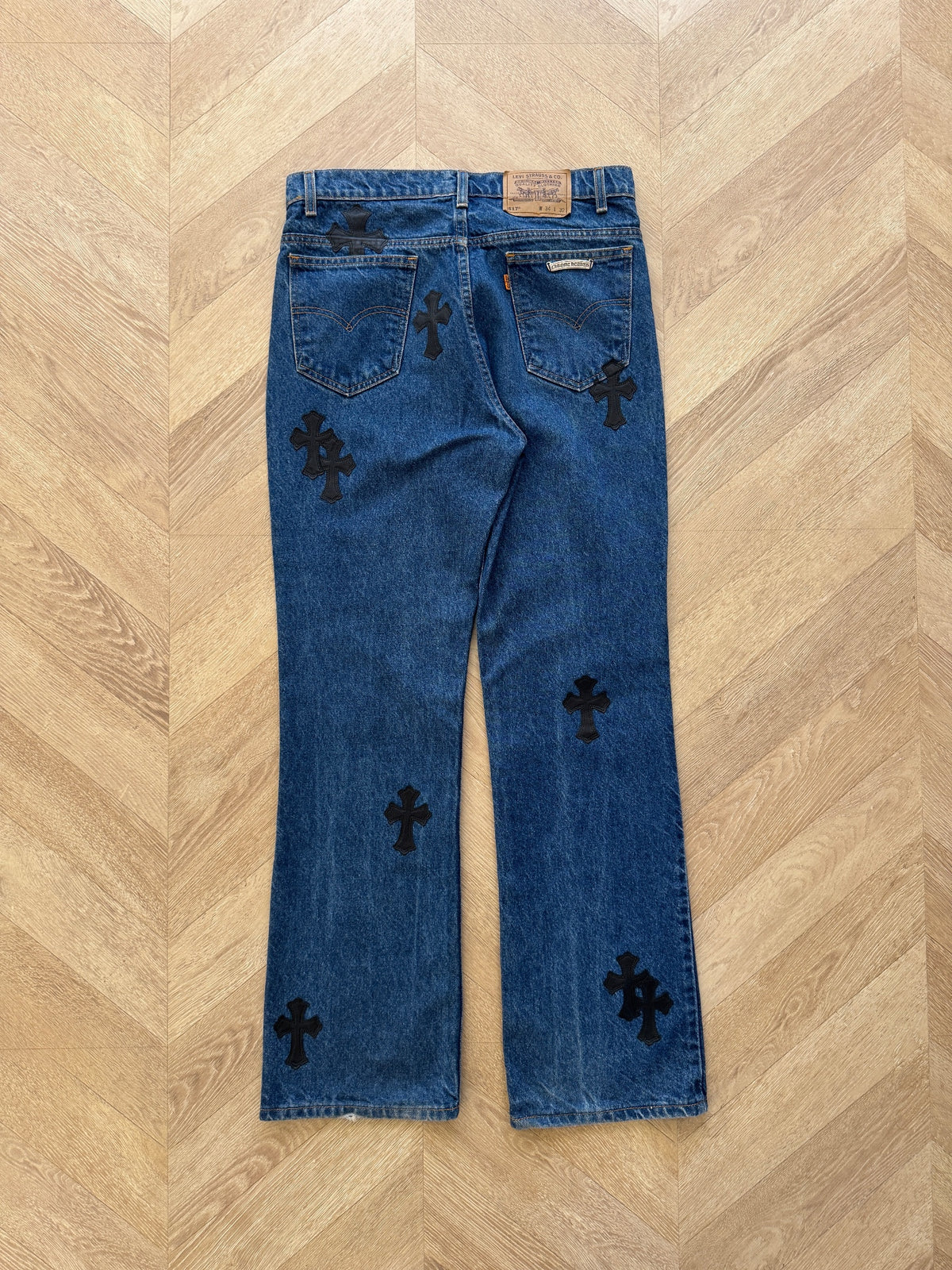 Jeans Cross Patch Levi's 517 Blue | Chrome Hearts, Hype clothes, view 4