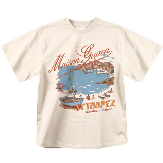 T-shirt Saint Tropez Ilustration | Maison Guava