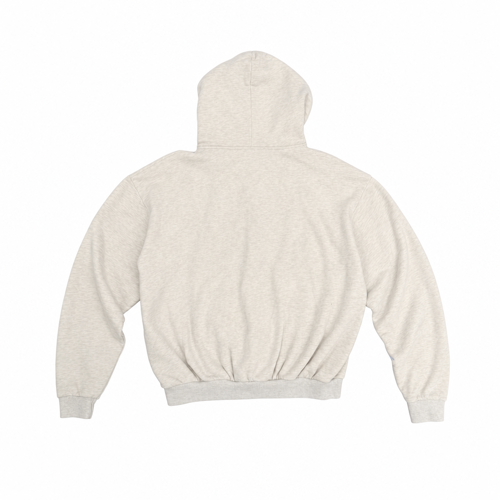 Zip Hoodie HStar Tattoo Logo Oatmeal | Hellstar, view 2