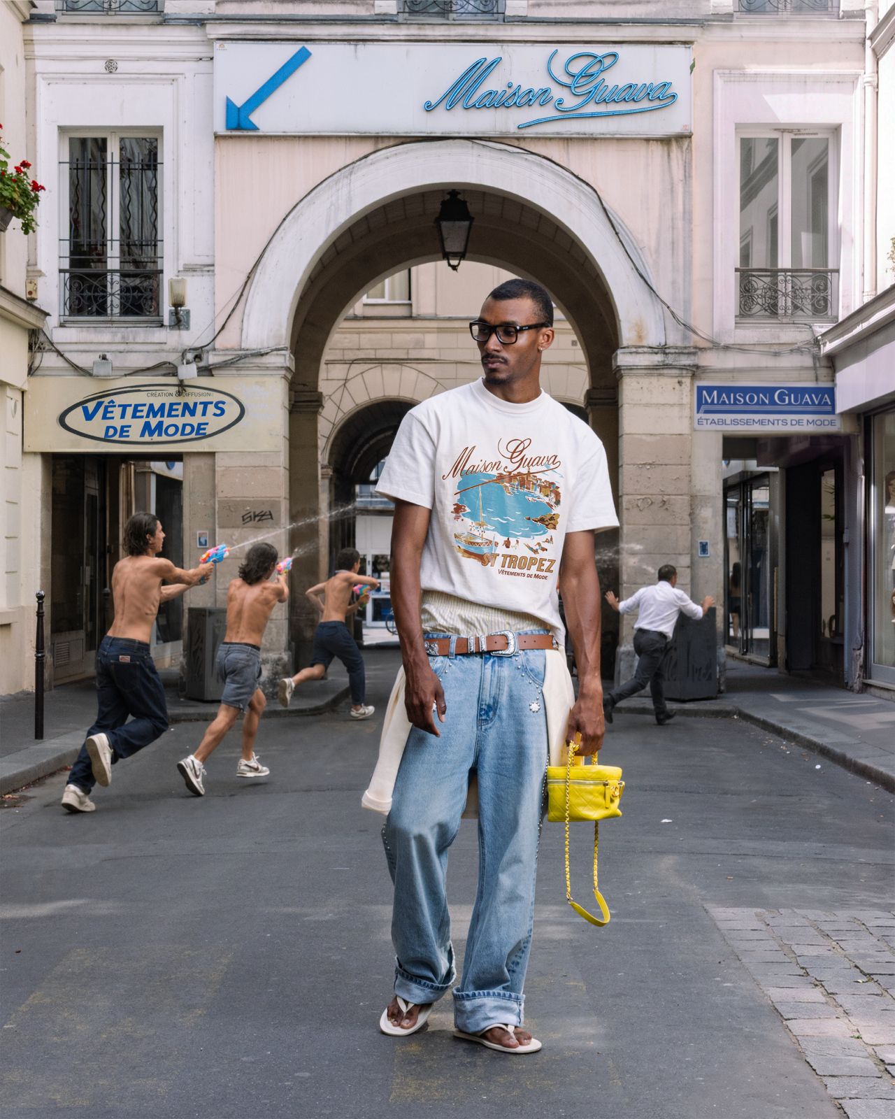 T-shirt Saint Tropez Ilustration | Maison Guava — view 3