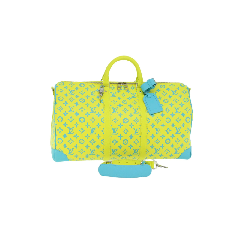 Duffle Bag Keepall Bandouliere 50 Monogram Neon Color | Louis Vuitton