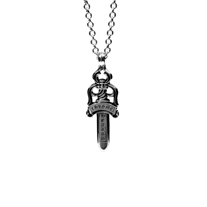 Necklace Double Dagger (size médium) | Chrome Hearts – Maison Guava