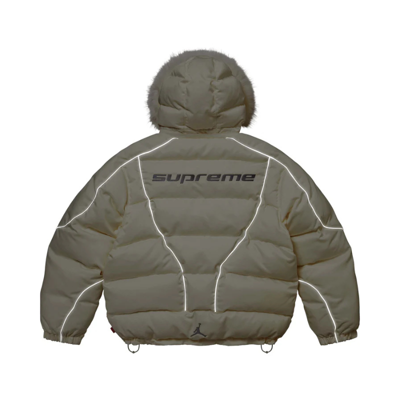 Puffer White | Supreme x Jordan