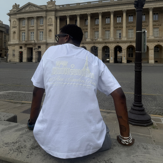 T-shirt Double Stitched White | Maison Guava