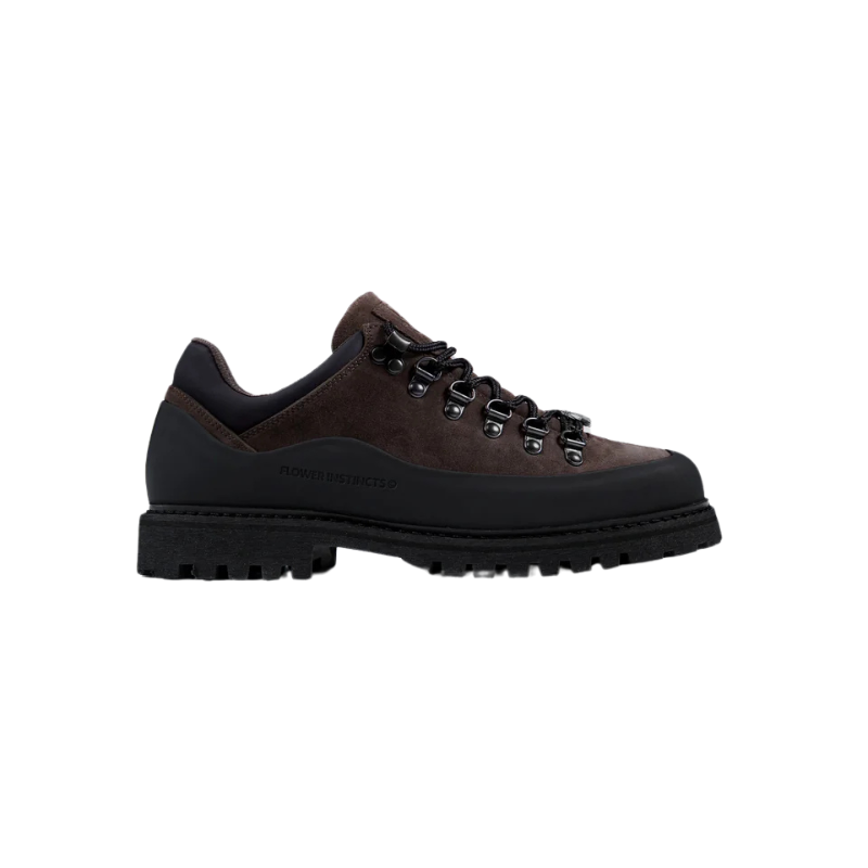 Low-top Booted Goat Marron | Flower Instincts