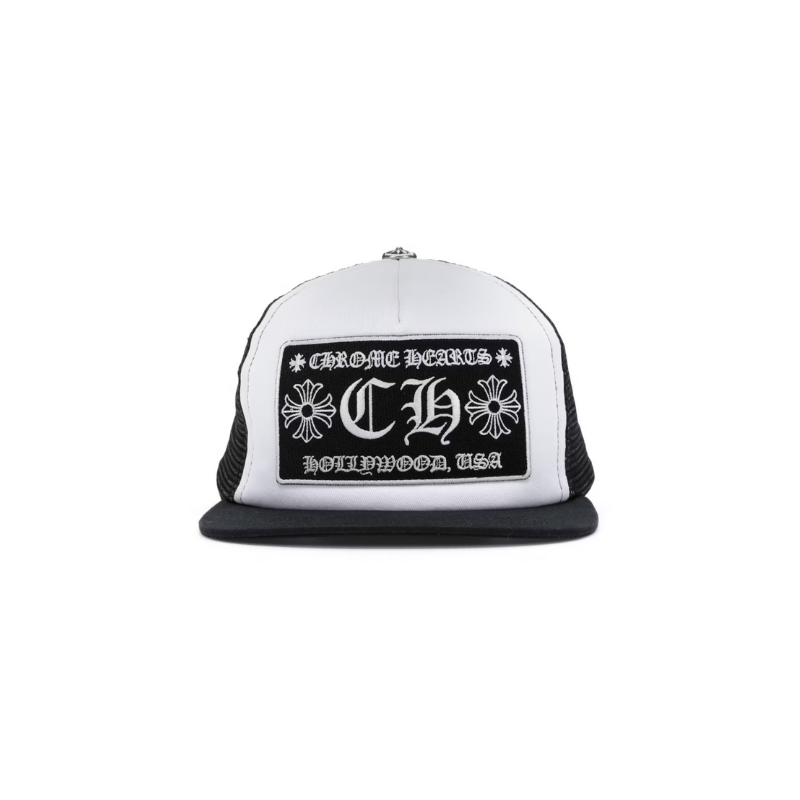 Cap Hollywood USA Black and White | Chrome Hearts