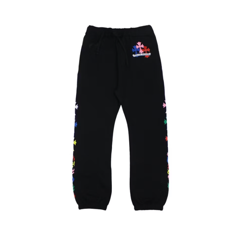 Joggers Multicolor Cross Black | Chrome Hearts