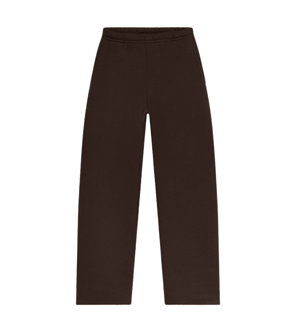 Pantalon de jogging droit marron moka | Perplex