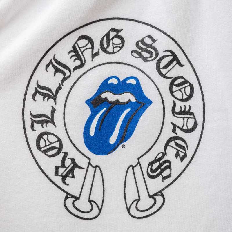 Joggers Rolling Stones Blue White | Chrome Hearts