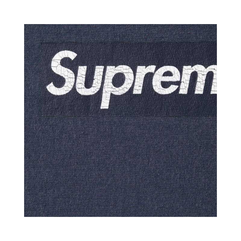 Crewneck Box Logo Navy SS25 | Supreme