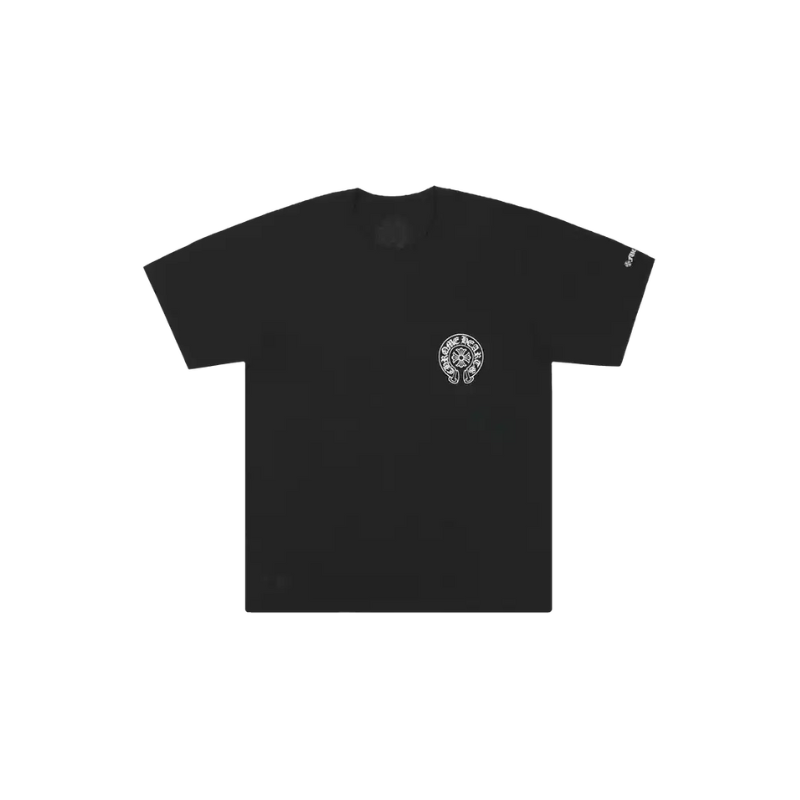 T-shirt Horseshoe Black | Chrome Hearts — Hype clothes — view 2