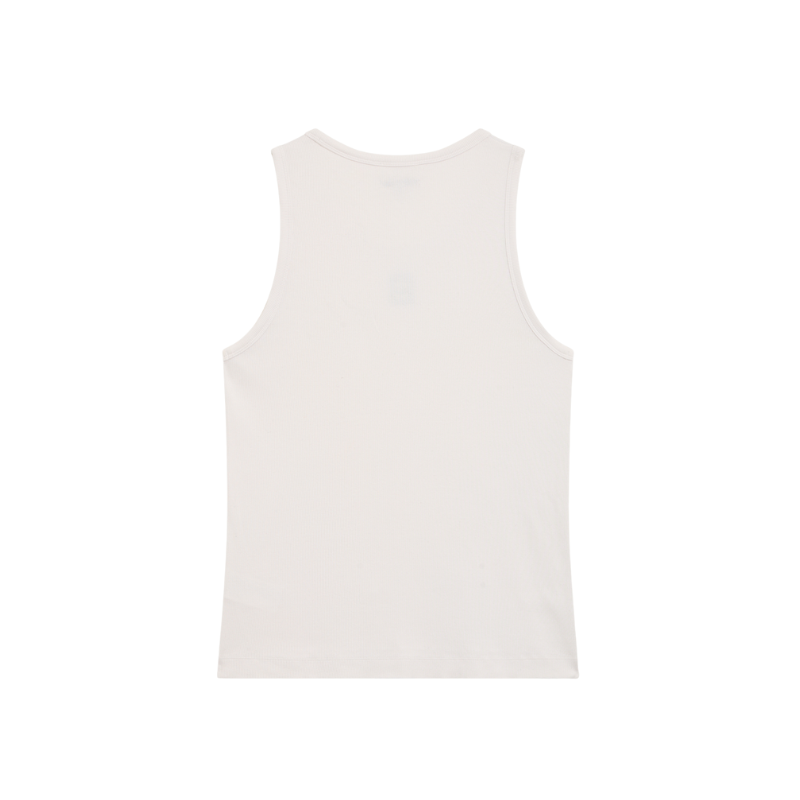 Tank Top Côtelé White | Les Bons Gars