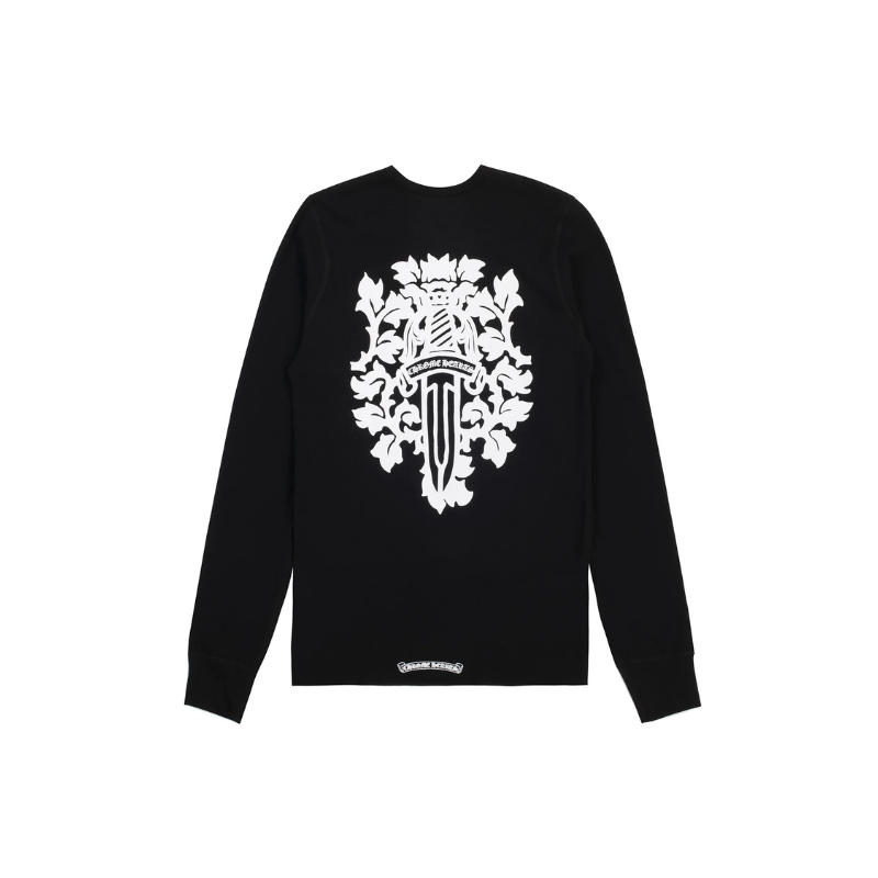Longsleeve Thermal Dagger Black | Chrome Hearts